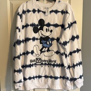 Disney Mickey Mouse Navy and White Sweatshirt